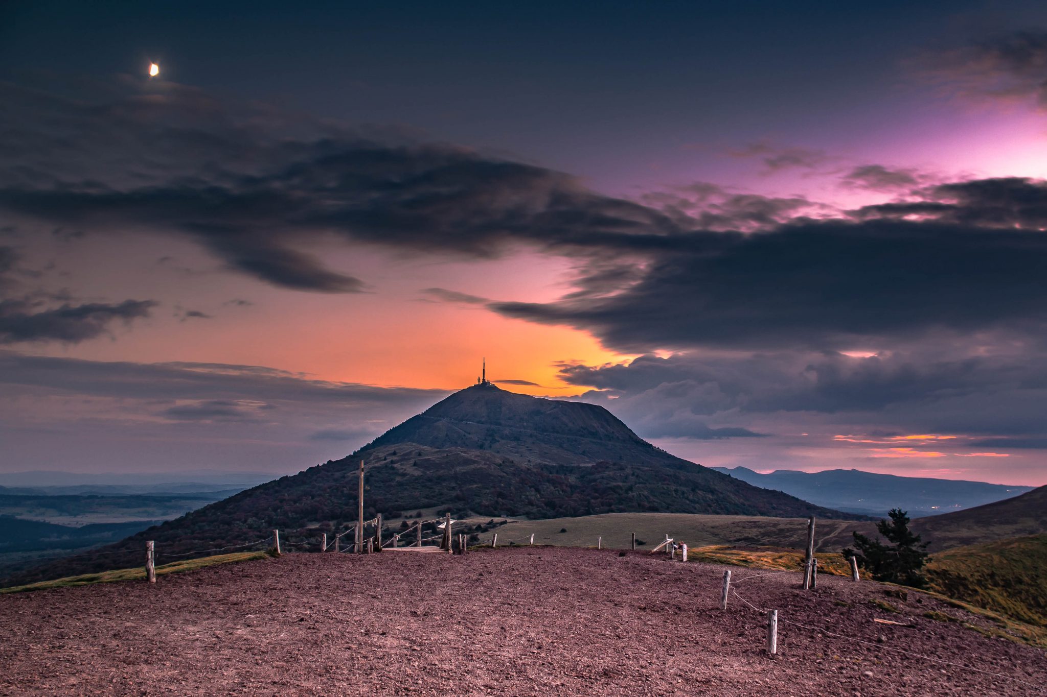 Day to night, PuydeDôme, Auvergne Alexandre Bauer Photographe