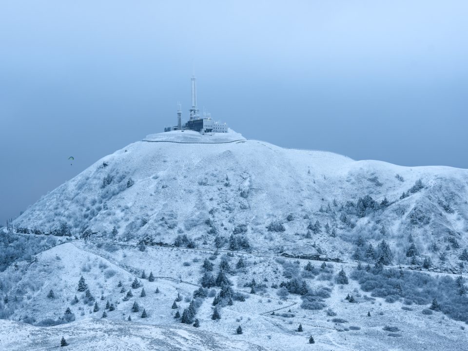 Le Puy-de-Dôme en hiver, Auvergne